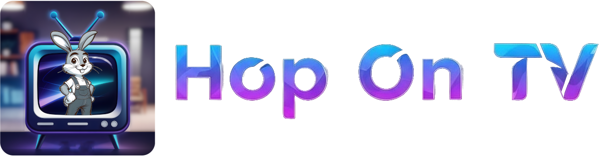 Hop On TV Logo - Rabbit-themed YouTube Network - Fallback PNG